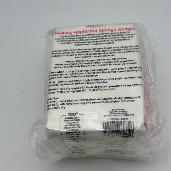 Brand New Sealed Studio Selection Makeup Applicator Sponge Wedges latex free - Picture 4 of 4